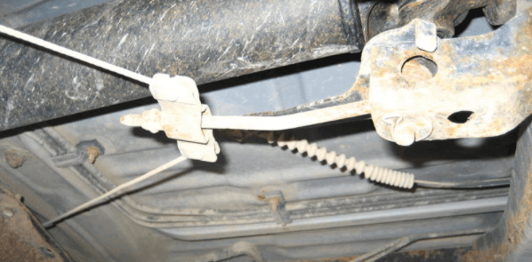 an image showing poor positioning of brake shoes