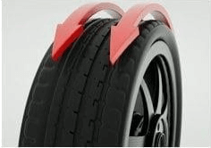 a graphic showing side tire wear